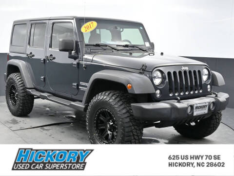 2017 Jeep Wrangler Unlimited for sale at Hickory Used Car Superstore in Hickory NC