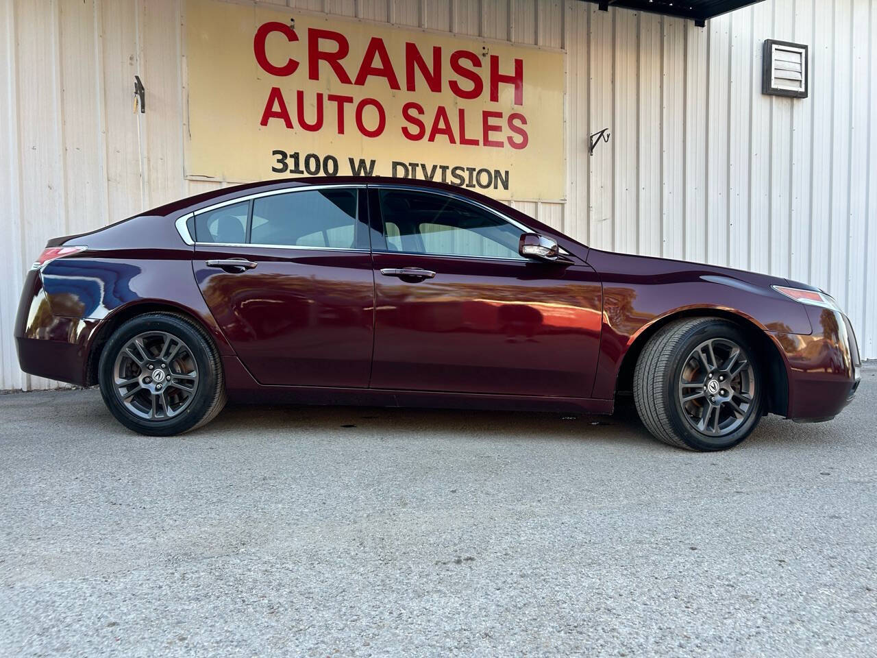 Dk. Red 2010 Acura TL w/Tech 4dr Sedan w/Technology Package 2
