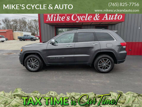 2017 Jeep Grand Cherokee for sale at MIKE'S CYCLE & AUTO in Connersville IN