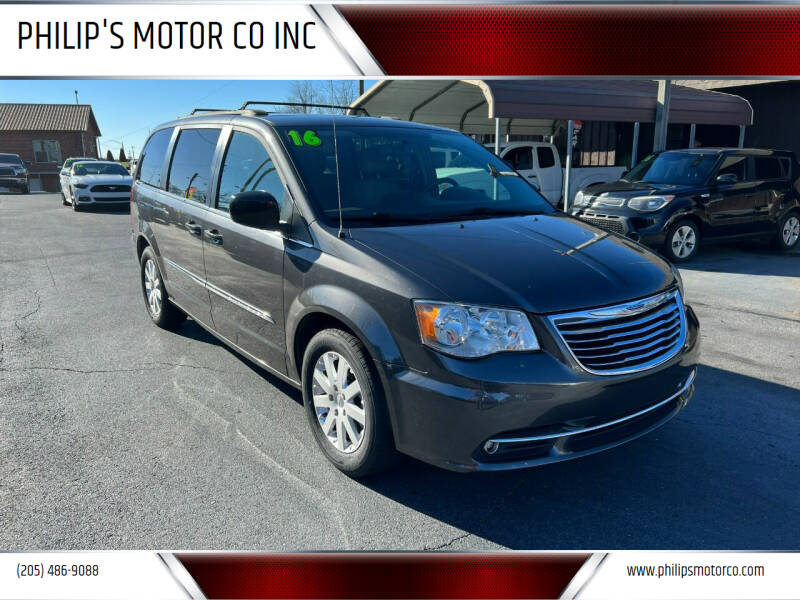 2016 Chrysler Town and Country for sale at PHILIP'S MOTOR CO INC in Haleyville AL