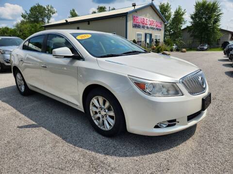 2012 Buick LaCrosse for sale at Reliable Cars Sales Inc. in Michigan City IN