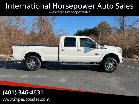2015 Ford F-350 Super Duty for sale at International Horsepower Auto Sales in Warwick RI