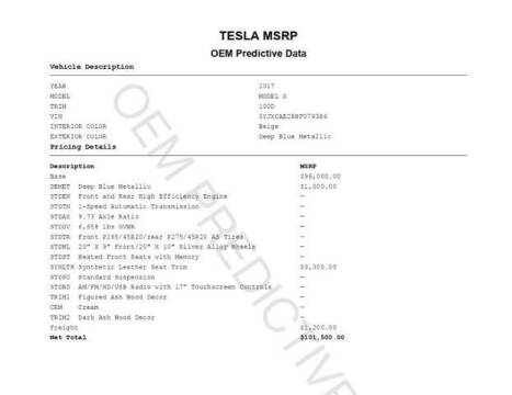 2017 Tesla Model X 100D