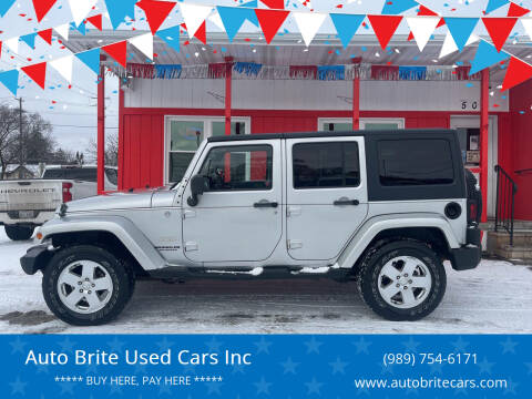 2011 Jeep Wrangler Unlimited for sale at Auto Brite Used Cars Inc in Saginaw MI