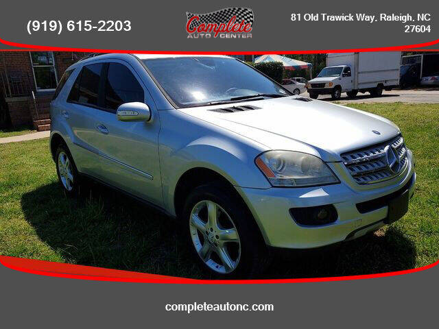 2007 Mercedes-Benz M-Class for sale at Complete Auto Center , Inc in Raleigh NC