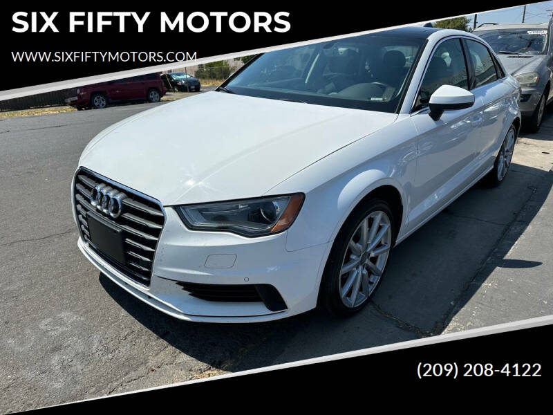 2016 Audi A3 for sale at SIX FIFTY MOTORS in Stockton CA