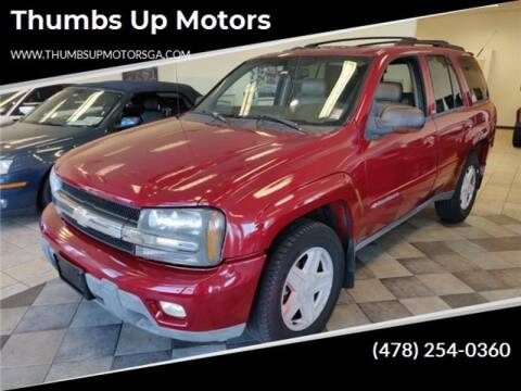 2002 Chevrolet TrailBlazer for sale at Thumbs Up Motors in Warner Robins GA