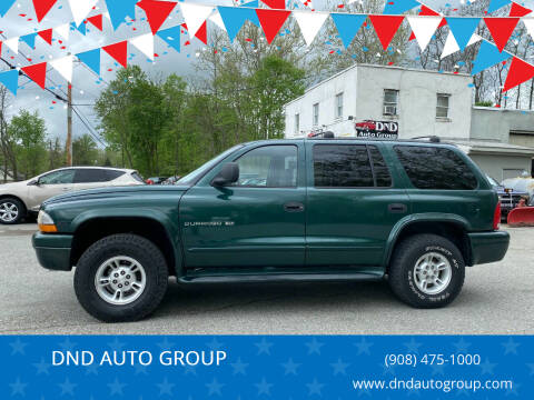 2000 Dodge Durango for sale at DND AUTO GROUP in Belvidere NJ