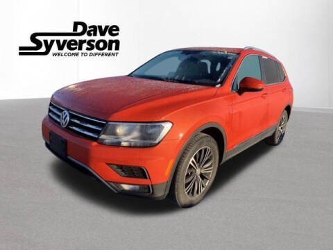 2018 Volkswagen Tiguan for sale at Dave Syverson Auto Center in Albert Lea MN