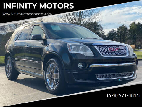 2012 GMC Acadia for sale at INFINITY MOTORS in Gainesville GA