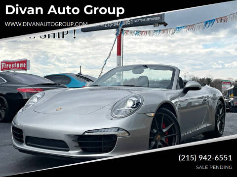 2012 Porsche 911 for sale at Divan Auto Group in Feasterville Trevose PA