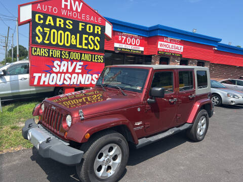 2008 Jeep Wrangler Unlimited for sale at HW Auto Wholesale in Norfolk VA