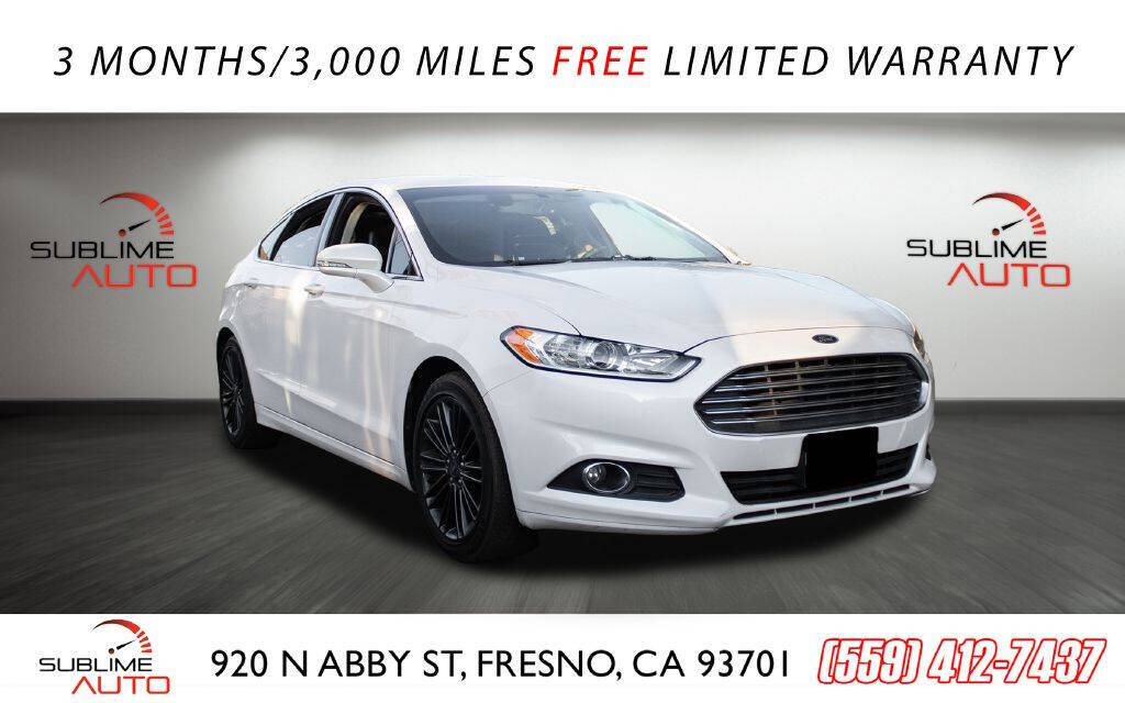 2014 Ford Fusion for sale at SUBLIME AUTO in Fresno, CA