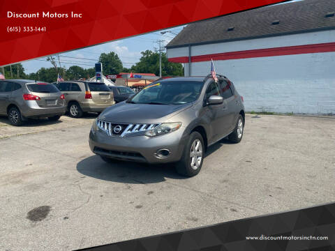 2009 Nissan Murano for sale at Discount Motors Inc in Nashville TN