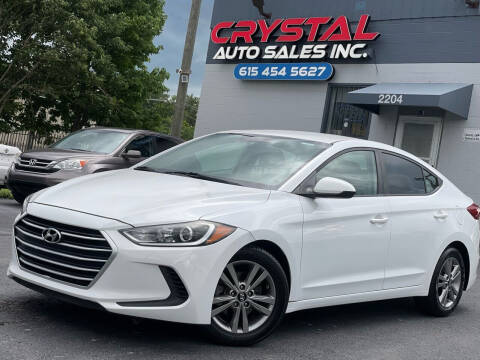 2017 Hyundai Elantra for sale at Crystal Auto Sales Inc in Nashville TN