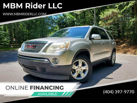 2007 GMC Acadia for sale at MBM Rider LLC in Lilburn GA