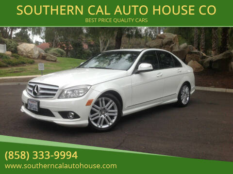 2009 Mercedes-Benz C-Class for sale at SOUTHERN CAL AUTO HOUSE CO in San Diego CA