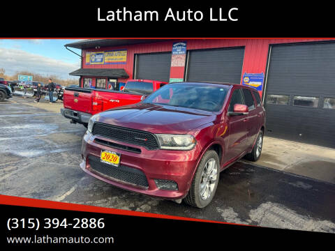 2020 Dodge Durango for sale at Latham Auto LLC in Ogdensburg NY