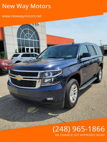 2017 Chevrolet Tahoe for sale at New Way Motors in Ferndale MI