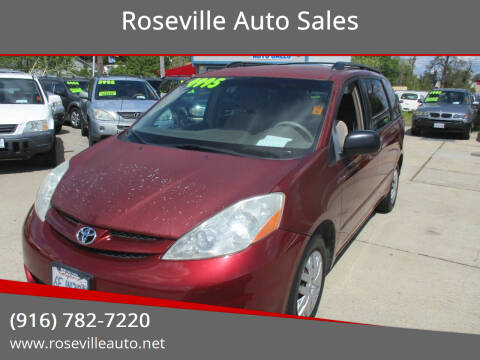 2007 Toyota Sienna for sale at Roseville Auto Sales in Roseville CA