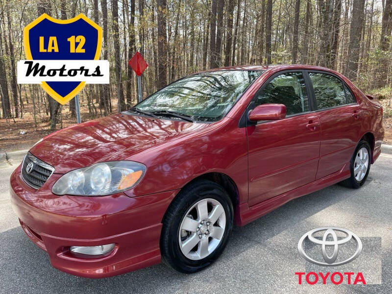 2006 Toyota Corolla for sale at LA 12 Motors in Durham NC