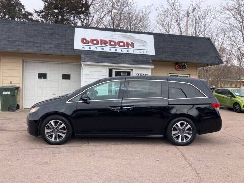 2015 Honda Odyssey for sale at Gordon Auto Sales LLC in Sioux City IA