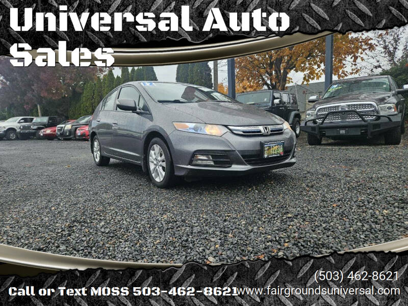 Used 2012 Honda Insight EX with VIN JHMZE2H71CS000117 for sale in Salem, OR