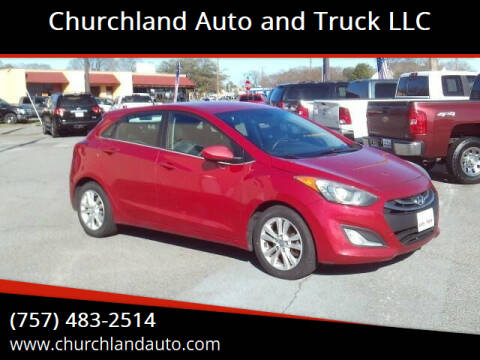 2014 Hyundai Elantra GT for sale at Churchland Auto and Truck LLC in Portsmouth VA