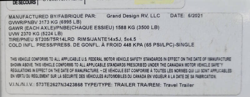 2021 Grand Design RV Imagine