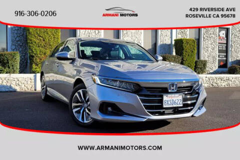 2021 Honda Accord Hybrid for sale at Armani Motors in Roseville CA