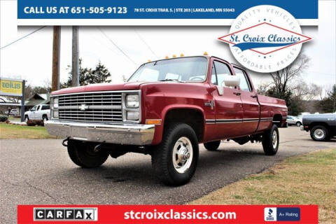 1983 Chevrolet C/K 30 Series for sale at St. Croix Classics in Lakeland MN