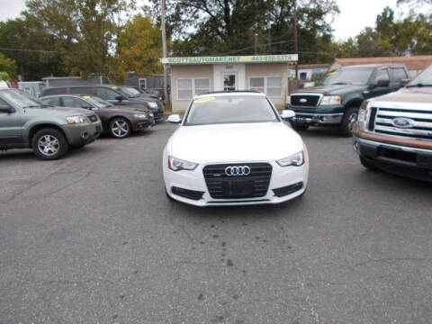 2013 Audi A5 for sale at Scott's Auto Mart in Dundalk MD