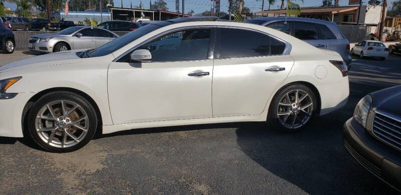 2013 Nissan Maxima for sale at E and M Auto Sales in Bloomington CA