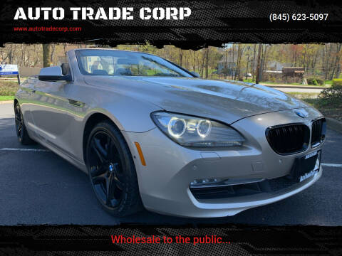 2012 BMW 6 Series for sale at AUTO TRADE CORP in Nanuet NY