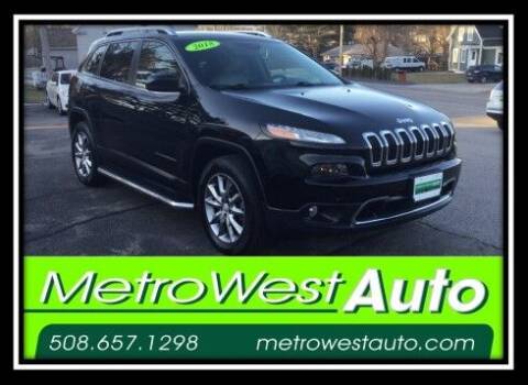 2018 Jeep Cherokee for sale at Metro West Auto in Bellingham MA