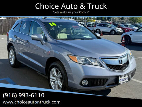 2014 Acura RDX for sale at Choice Auto & Truck in Sacramento CA