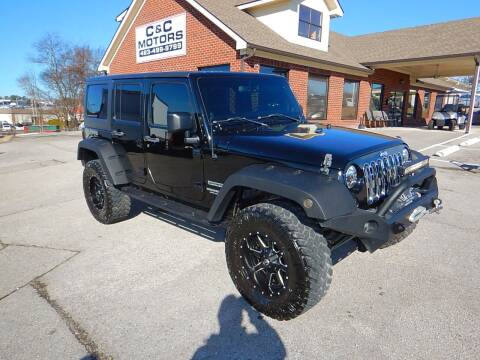 2014 Jeep Wrangler Unlimited for sale at C & C MOTORS in Chattanooga TN