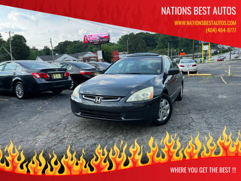 2004 Honda Accord for sale at Nations Best Autos in Decatur GA