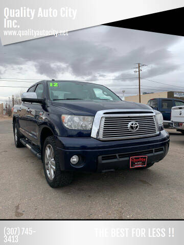 2012 Toyota Tundra for sale at Quality Auto City Inc. in Laramie WY