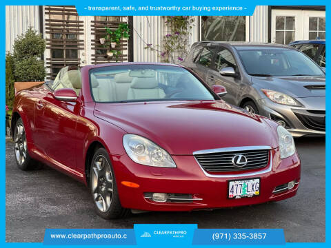 2006 Lexus SC 430 for sale at CLEARPATHPRO AUTO in Milwaukie OR
