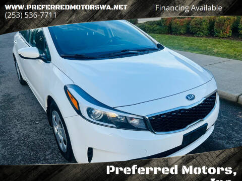 2017 Kia Forte for sale at Preferred Motors, Inc. in Tacoma WA