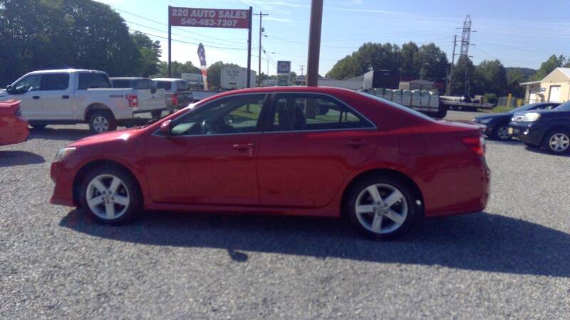 2012 Toyota Camry for sale at 220 Auto Sales in Rocky Mount VA
