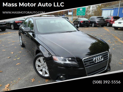 2011 Audi A4 for sale at Mass Motor Auto LLC in Millbury MA