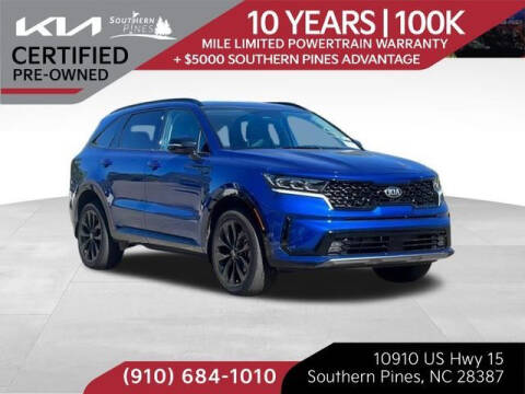 2021 Kia Sorento for sale at PHIL SMITH AUTOMOTIVE GROUP - Pinehurst Nissan Kia in Southern Pines NC