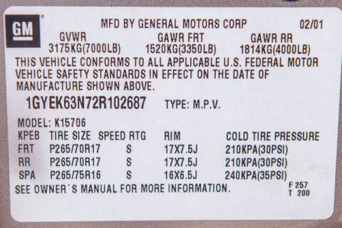 2002 Cadillac Escalade