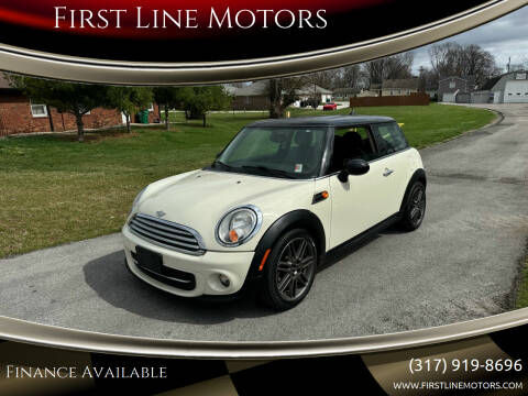 2011 MINI Cooper for sale at First Line Motors in Brownsburg IN