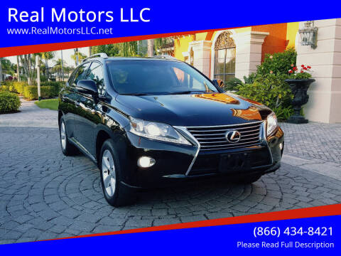 2013 Lexus RX 350 for sale at Real Motors LLC in Clearwater FL