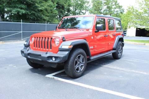 2018 Jeep Wrangler Unlimited for sale at Wallace & Kelley Auto Brokers in Douglasville GA