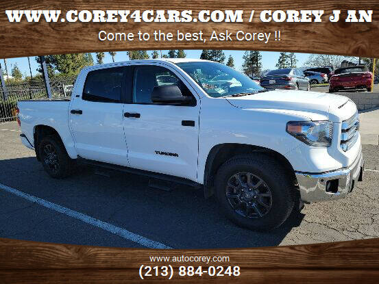 2021 Toyota Tundra for sale at WWW.COREY4CARS.COM / COREY J AN in Los Angeles CA