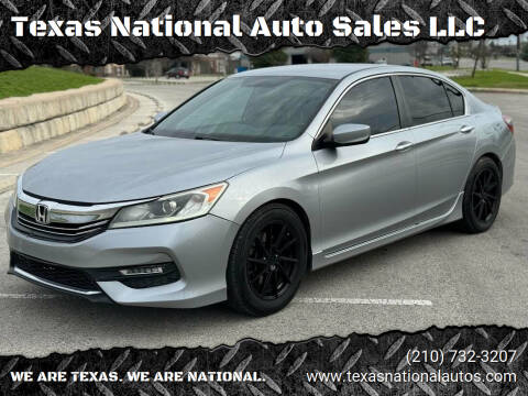 2017 Honda Accord for sale at Texas National Auto Sales LLC in San Antonio TX